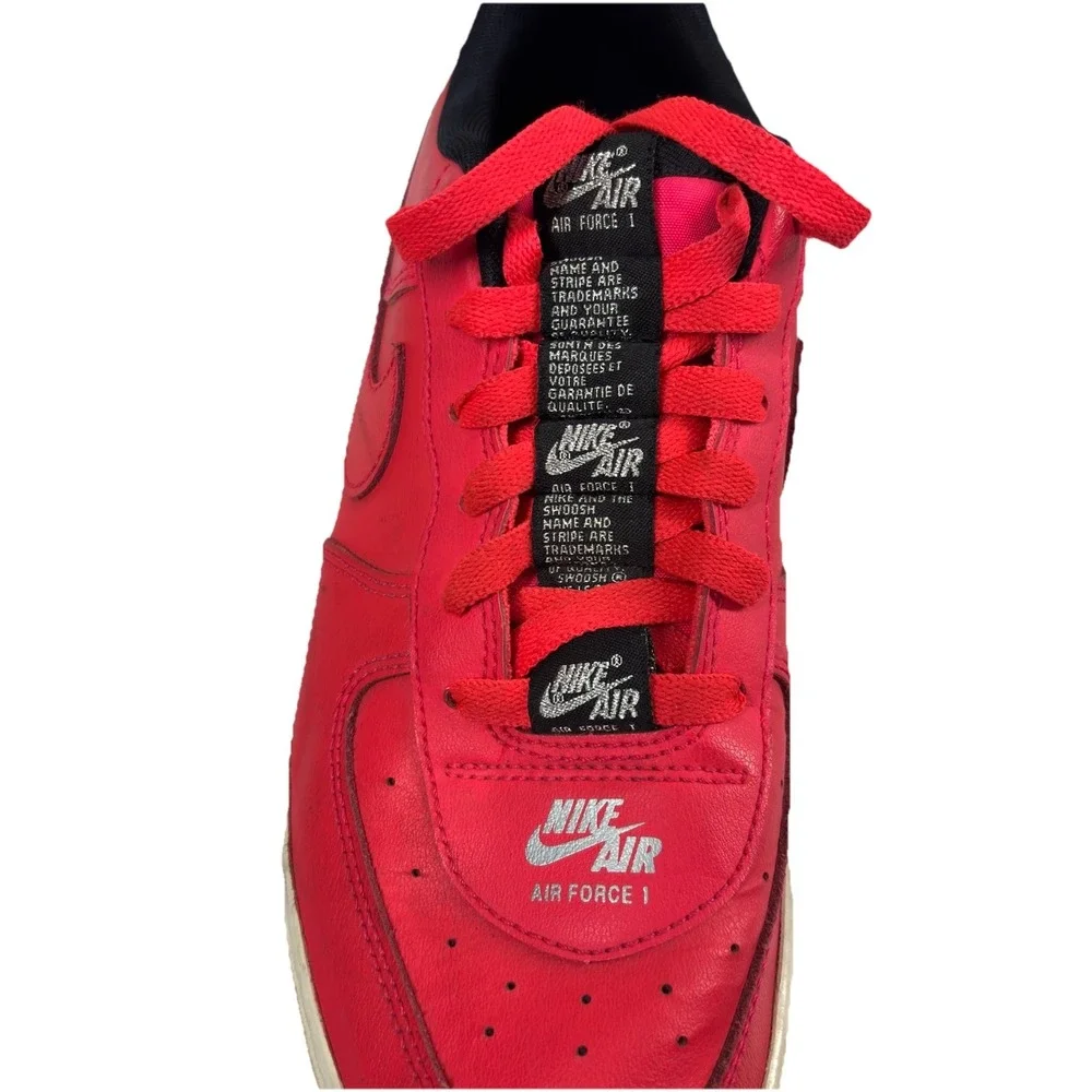 Nike Air Force 1 Low Red Sneakers GS Youth Size 6.5Y Basketball‎ 314192-604